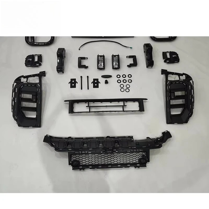 2025 Glossy Black New G Class 1V1 Bull Bar W465 G63 Front Bumper Guard for Car Body Kits BULL BAR WITH BRACKET